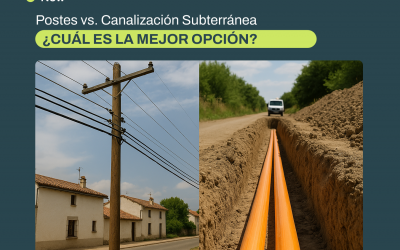Postes vs. Canalización Subterránea: ¿Cuál es la mejor opción para instalar fibra óptica?