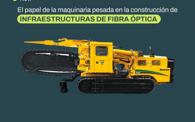 El papel de la maquinaria pesada en la construcción de infraestructuras de fibra óptica