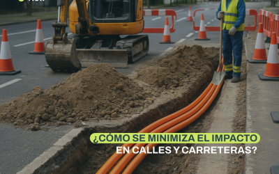Excavaciones y canalizaciones para fibra óptica: ¿cómo se minimiza el impacto en calles y carreteras?