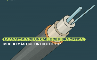 La anatomía de un cable de fibra óptica: mucho más que un hilo de luz
