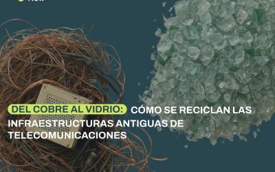 Del cobre al vidrio: cómo se reciclan las infraestructuras antiguas de telecomunicaciones